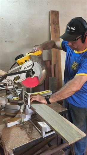 Aparando e ESQUADREJANDO réguas de ipê #tools4life #woodworking #diy