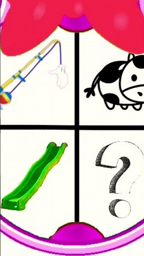 A handy fishing rod, a cow, a giant slide, and the mystery mouseketool (fixed)