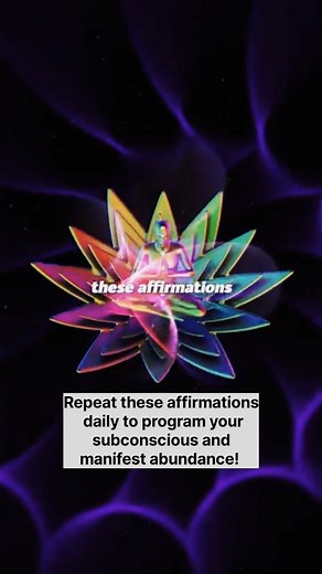 21 reactions | Repeat these affirmations daily to program your subconscious and manifest abundance!  Use the Innertune app to supercharge your subconscious programming even faster. Click the link in our bio to check it out! ✨ #manifestmoney #manifesting #moneyaffirmations #lawofattraction #affirmations | Wavemanifestation | Facebook