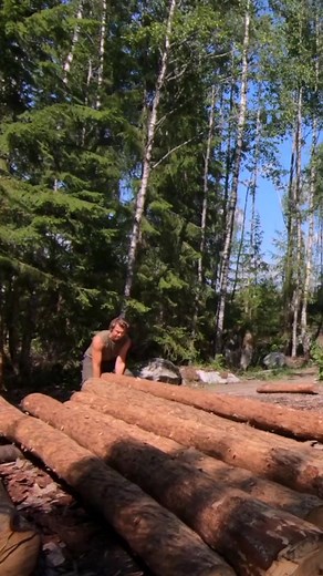 5.6K views · 501 reactions | Log Cabin Build | Log Cabin Lover | Facebook