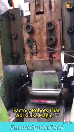 Factory Robots That Work Like Magic 🤖 #Technology
