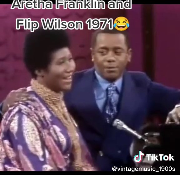 Hilarious Moment with Aretha Franklin and Flip Wilson in 1971