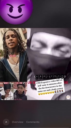 Bloodhound Lil Jeff Made Video 16 min After Monti & Lil Rob Died CPD Say He Would Have Been Charged The 2 others are Due For Pre Trial in December