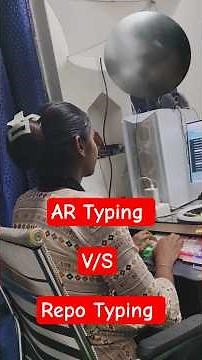 Repo Typing Tutor VS AR Typing #repo_typing #ar_typing #shortsfeed #juniorassistant_5512
