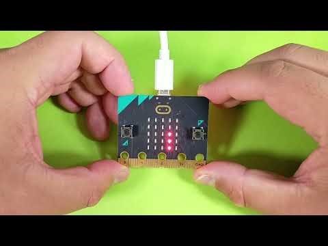 【micro:bit】地磁気センサーの較正(キャリブレーション)の様子