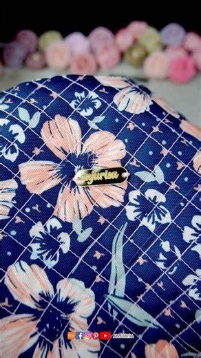 Make a quilted boxy pouch with my template: Quick and stylish!