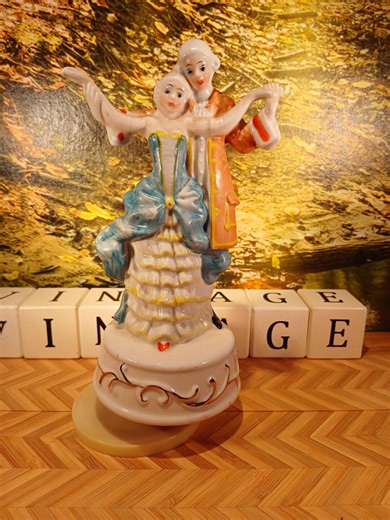 Vintage Porcelain Music Box Period '70s - '80s - Etsy
