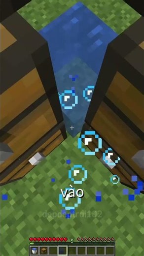 Cản sát thương rơi bằng nước #minecraft #thuvi #shorts