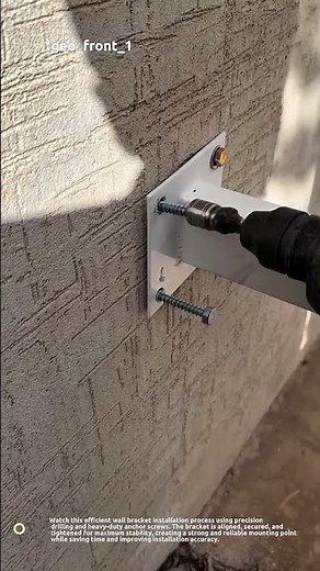 Perfect Wall Bracket Installation in Minutes! Smart Anchoring Technique”