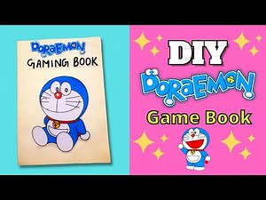 DIY Doraemon game book | Inspired by ‪@PriyaSinghCraft‬ / Doraemon game book making /gaming book