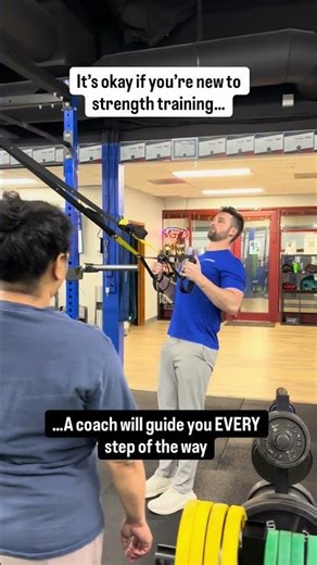 New to strength training?! That’s okay, we guide you EVERY step of the way!