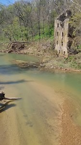 This is Old Burnt Mill in Perry County, Missouri. This Mill has several stories to how and who burned it down. To my knowledge nothing was confirmed. This is all surrounded by private property, but you can see it from the bridge. You can search google for Old Burnt Mill in Perry County to get some of the gossip and the exact location. #history #oldmill #Missouri #showmecreeks | Show Me Creeks