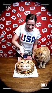 25K views · 130 reactions | Cat Freaks Out Thinking Cake Is Real Cat in USA #CatFreaksOut #CatVsCake #CakeCat #FunnyCatVideo #CatReaction #CatPanic #ViralCatMoment #CatLovers #CuteCats #CatShorts #AnimalReactions #USAviral #TrendingVideo #FunnyAnimals #CatComedy #PetVideos #CatViralClip #CatMemes #PetLovers #CatsOfUSA | Cat Video | Facebook