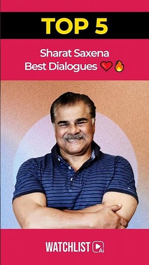 Top 5 Sharat Saxena Best Dialogues