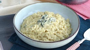 Roquefort risotto - the iconic italian rice dish with blue cheese