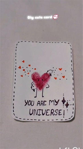 #diy cute card idea💞 #differentunique #art @creative_craft.10