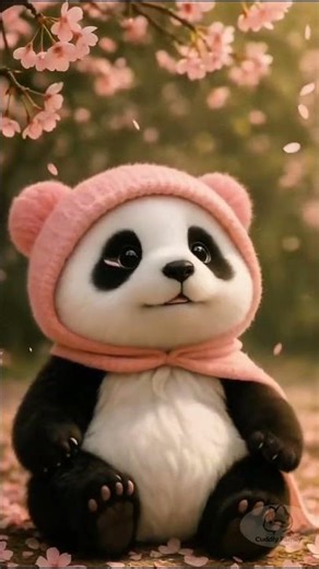 Cutest Panda Baby Ever 🌸🐼 | Sakura Park Magic #cute #short #shorts #shortvideo #ytshort #ytshorts