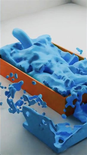 water simulation blender #blenderanimation #blender #blendertutoriais