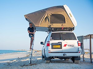 Best Value Oman 4x4 Rental Roof Tent - Nomad Tours