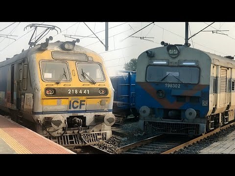 Rare & Unique MEMU Local Trains Acceleration 😨