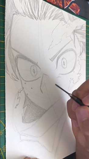 je dessin Izuku midoriya #drawing #timelapse #art #izukumidoriya #mha #myheroacademia #deku #draw