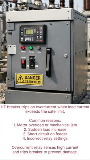 HT breaker tripped on overcurrent? electricalmaintenanceBreaker #htbreaker #hyperthreads