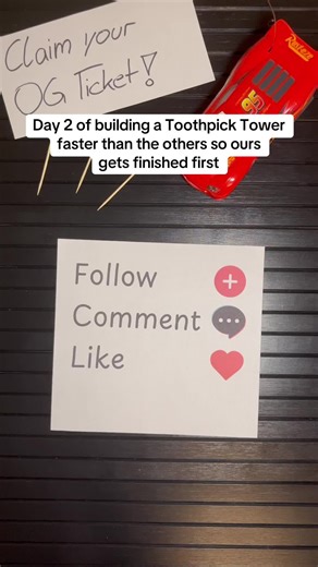 Toothpicktower on TikTok