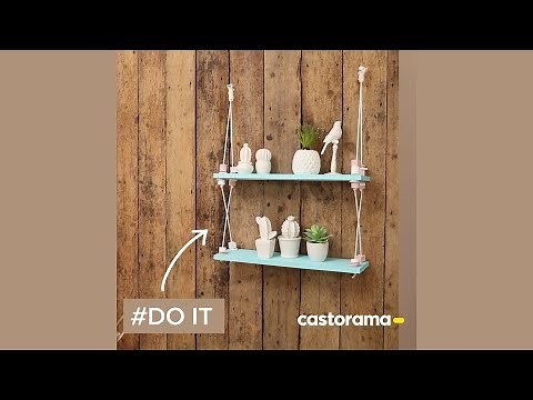 DIY : fabriquer une étagère suspendue en bois - Castorama