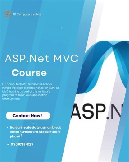 ASP Net MVC Course In Lahore, Punjab Pakistan