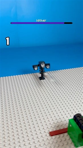 How Many Times we Shoot This Lego Minecraft Wither Will it Take to Kill it?