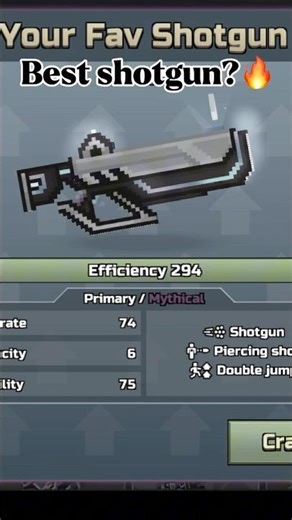 The BEST SHOTGUN in Pixel Gun 3D (edit!)🔥 - #PG3DCreator #gaming #pg3d