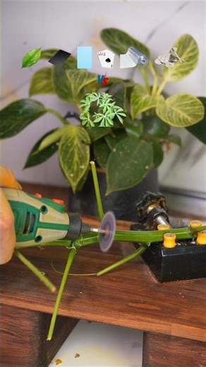 Which homemade cutting blade can cut through tree branches? #asmr #odlysatisfying #experiements