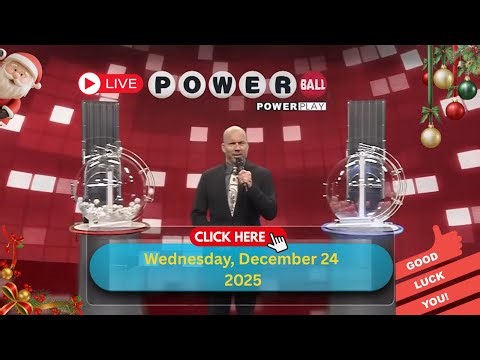 Powerball Numbers Dec 24 2025, Powerball drawing live Results | powerball drawing live today