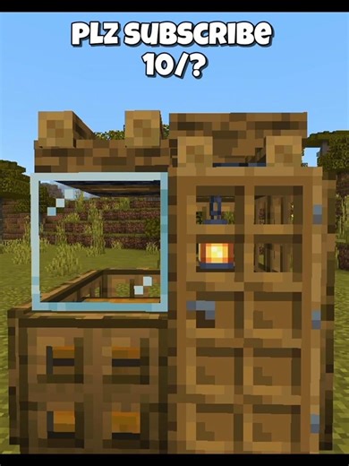 Minecraft when I need house in one minute (world's smallest violin) #minecraft #shorts