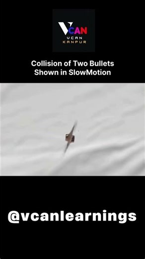 Bullet collision in action In Slow Motion ! 🔥💥 #educationalcontent #collision #physics