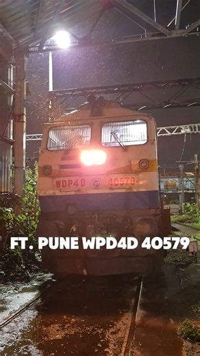 The Legendary Deccan Express Turns 66! 🎉 | WDP4D 40579 Midnight Preparation 🚂 #deccanexpress #wdp4d