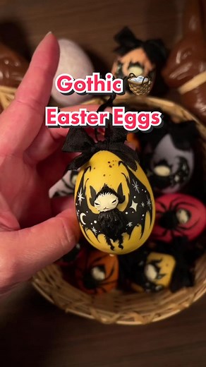 Gothic Easter Eggs - Creepy Cute Art for Your Home