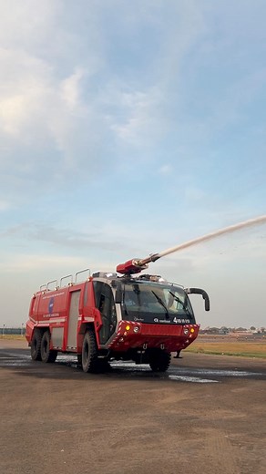 This #NationalFireServiceWeek, take a closer look at the Crash Fire Tender used at #AhmedabadAirport. This impressive machine helps respond quickly to fire emergencies on the airside, significantly reducing response times and efficiently handling operations. #AhmedabadAirport #GatewayToGoodness #FireService #Heroes #FireServiceWeek #Ahmedabad #Airport #Aviation | Ahmedabad Airport