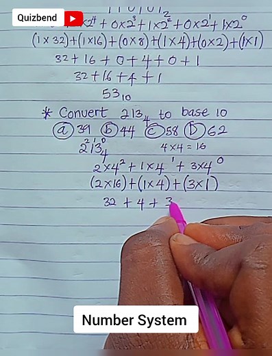 Converting Numbers in a Number System | Example Solving