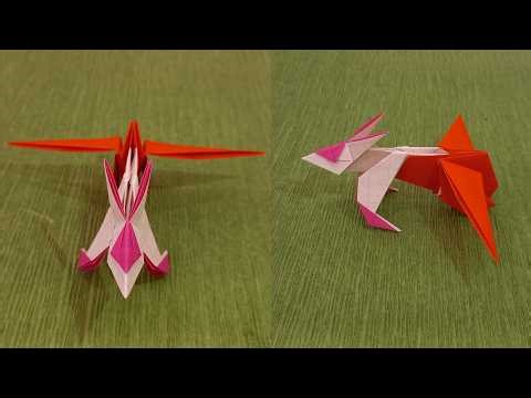 Origami Pokemon Latios | How to make a Origami Pokemon Latios