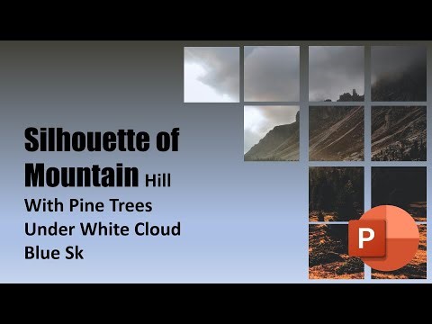 How to Create Power Point Presentation Template tutorial about Mountain present template 356