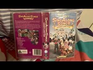 Opening and Closing To "Disney's Sing-Along Songs: Disneyland Fun" (WDHV) VHS United Kingdom (1992)