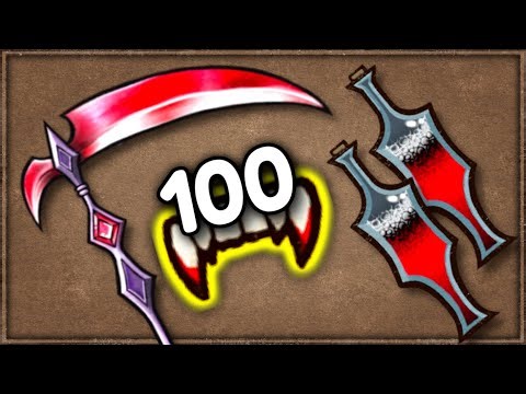100+ vamp with Blood Harvester! | Backpack Battles