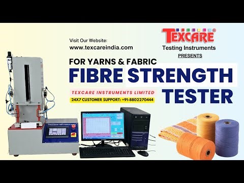 Fibre Strength Tester, Fibre strength and fibre fineness Tester, ASTM D3822, ISO 5079, and IS 2358