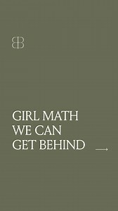 GIRL MATH___We can get behind: 1 set of sheets > $3,000 sleep trends Save money, save time, sleep better at night. Upgrade to the softest organic cotton sheets from Boll & Branch. | Boll & Branch