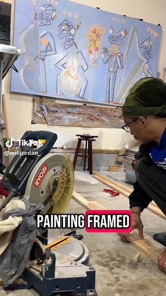 Framing Art: My DIY Journey for a Large Painting