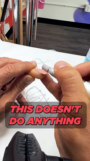 It’s all about going in one direction when using your electric file. | Young Nails