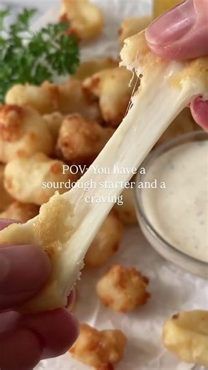 Sourdough Cheese Curds