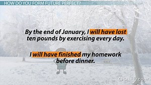 Future Perfect Tense | Definition & Examples - Video | Study.com