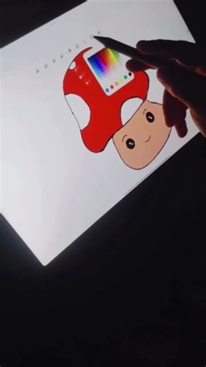 I tried painting on my Lenovo tablet 🎨 digital art #artist #digitalart #tutorial #viralvideo